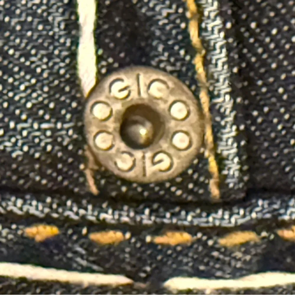 COOGI Blue Bootcut Jeans with Classic Large Detail Stitching Size 9/10